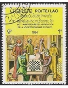 Timbre Poste Laos N° 0549 Obli philatelie foxtimbre