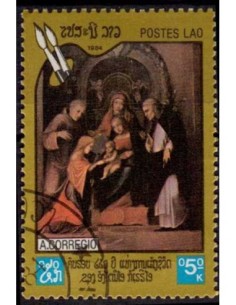 Timbre Poste Laos N° 0576 Obli philatelie foxtimbre