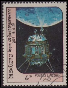 Timbre Poste Laos N° 0592 Obli philatelie foxtimbre