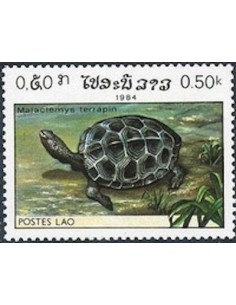 Timbre Poste Laos N° 0597 Obli philatelie foxtimbre