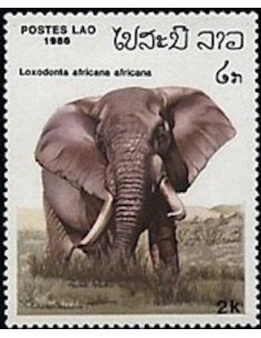 Timbre Poste Laos N° 0687 Obli philatelie foxtimbre