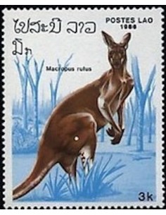 Timbre Poste Laos N° 0688 Obli philatelie foxtimbre