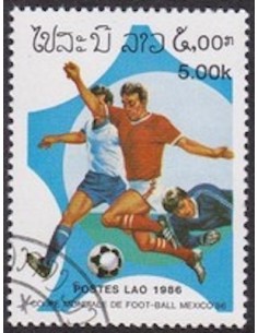 Timbre Poste Laos N° 0697 Obli philatelie foxtimbre