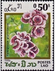 Timbre Poste Laos N° 0698A Obli philatelie foxtimbre