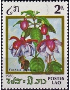 Timbre Poste Laos N° 0698C Obli philatelie foxtimbre