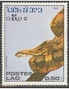 Timbre Poste Laos N° 0721 Obli philatelie foxtimbre