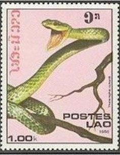 Timbre Poste Laos N° 0724 Obli philatelie foxtimbre