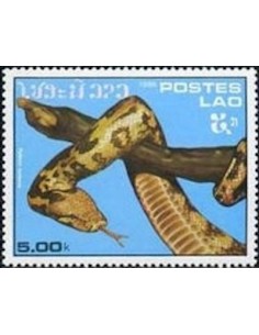 Timbre Poste Laos N° 0727 Obli philatelie foxtimbre