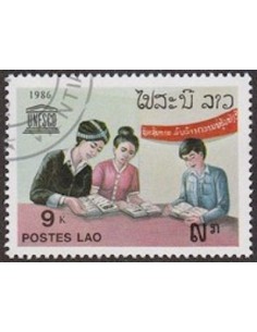 Timbre Poste Laos N° 0748 Obli philatelie foxtimbre