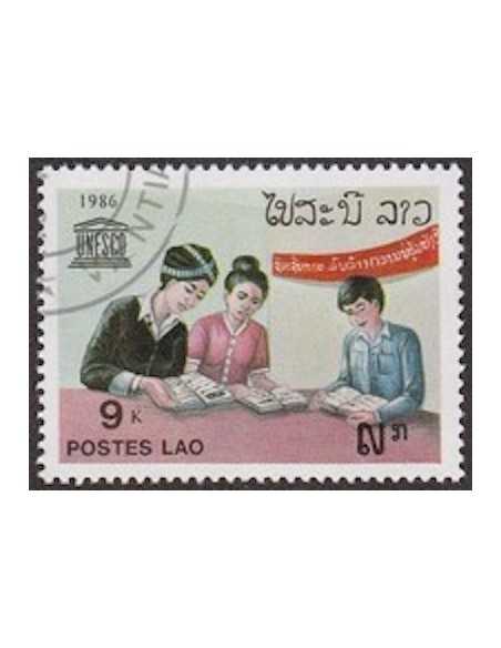 Timbre Poste Laos N° 0748 Obli philatelie foxtimbre