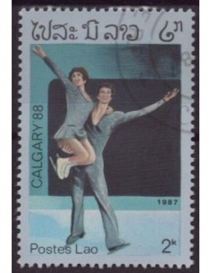 Timbre Poste Laos N° 0751 Obli philatelie foxtimbre