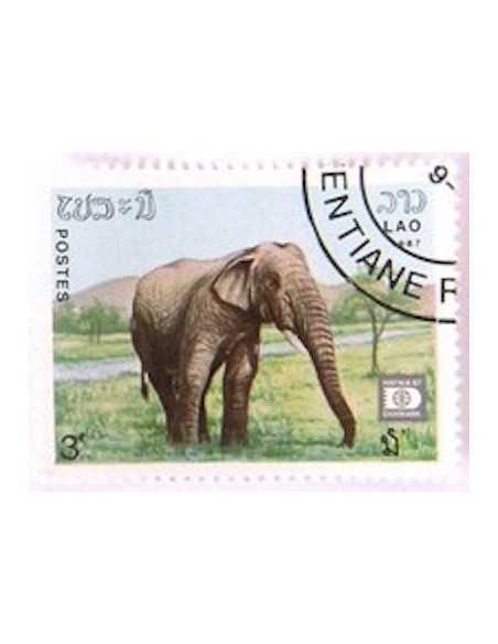 Timbre Poste Laos N° 0794 Obli philatelie foxtimbre