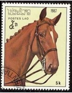 Timbre Poste Laos N° 0808 Obli philatelie foxtimbre