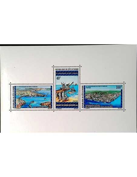 Timbre Poste Bloc feillet Cote d'ivoire N° 05 N** philatelie foxtimbre