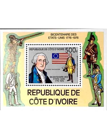 Timbre Poste Bloc feillet Cote d'ivoire N° 06 N** philatelie foxtimbre