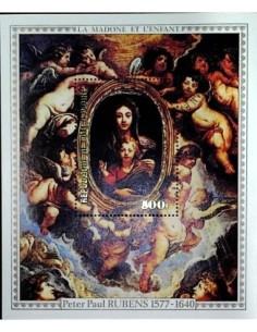 Timbre Poste Bloc feillet Cote d'ivoire N° 10 Obli philatelie foxtimbre