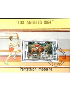 Timbre Poste Bloc feillet Cote d'ivoire N° 26 Obli philatelie foxtimbre