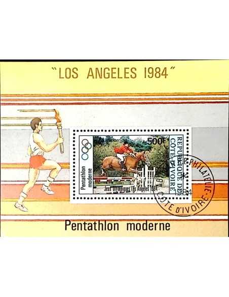 Timbre Poste Bloc feillet Cote d'ivoire N° 26 Obli philatelie foxtimbre