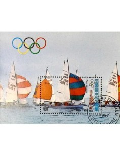 Timbre Poste Bloc feillet Cote d'ivoire N° 29 Obli philatelie foxtimbre