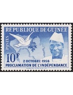 Timbre Poste GUINEE N° 0004 Neuf ** philatelie foxtimbre