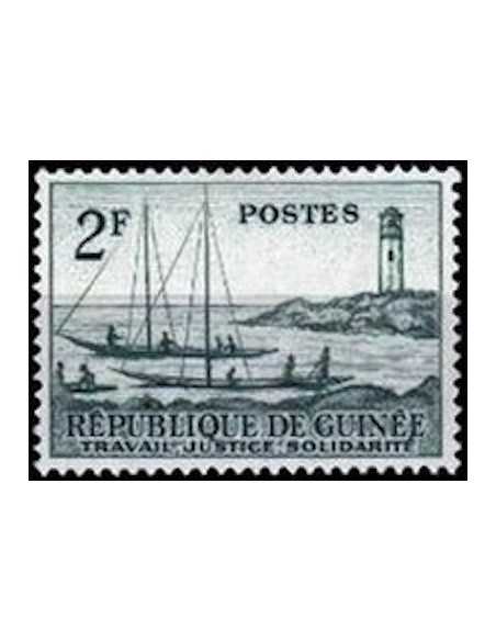 Timbre Poste GUINEE N° 0009 Neuf ** philatelie foxtimbre