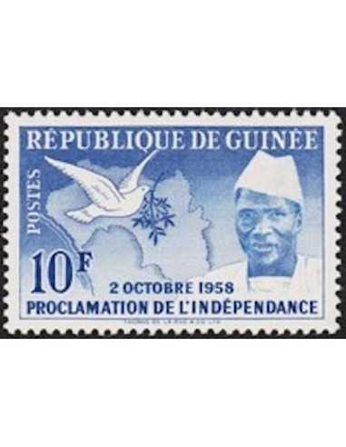 Timbre Poste GUINEE N° 0004 Neuf * philatelie foxtimbre