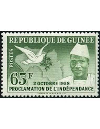 Timbre Poste GUINEE N° 0006 Neuf * philatelie foxtimbre