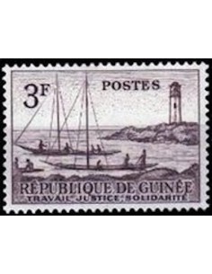 Timbre Poste GUINEE N° 0010 Neuf * philatelie foxtimbre