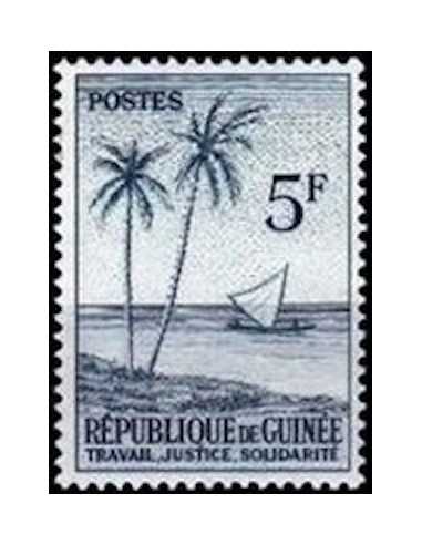 Timbre Poste GUINEE N° 0011 Neuf * philatelie foxtimbre