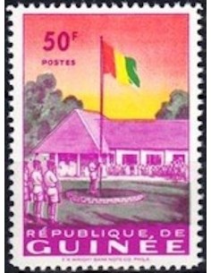 Timbre Poste GUINEE N° 0021 Neuf * philatelie foxtimbre