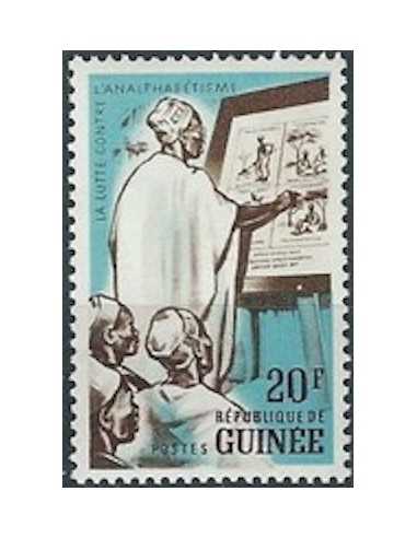 Timbre Poste GUINEE N° 0114 Neuf * philatelie foxtimbre