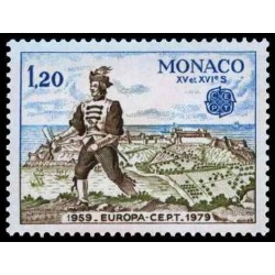 Monaco Neuf ** N° 1186