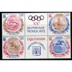 Monaco Neuf ** N° 0890/893