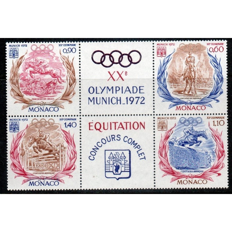Monaco Neuf ** N° 0890/893