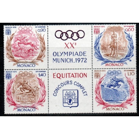 Monaco Neuf ** N° 0890/893