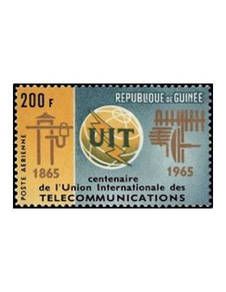 Timbre Poste GUINEE PA N° 055 Neuf * philatelie foxtimbre