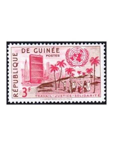 Timbre Poste GUINEE N° 0025 Obli philatelie foxtimbre