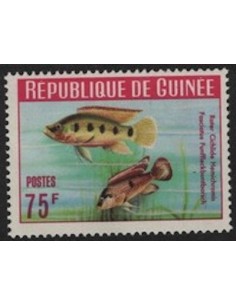 Timbre Poste GUINEE N° 0186 Obli philatelie foxtimbre