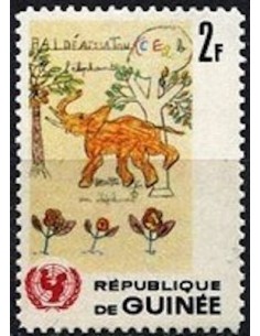 Timbre Poste GUINEE N° 0293 Obli philatelie foxtimbre