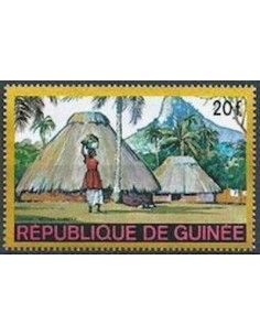 Timbre Poste GUINEE N° 0351 Obli philatelie foxtimbre