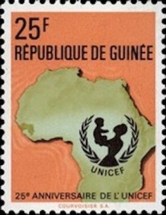 Timbre Poste GUINEE N° 0446 Obli philatelie foxtimbre
