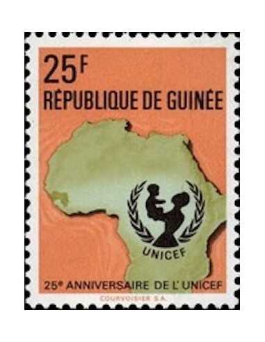 Timbre Poste GUINEE N° 0446 Obli philatelie foxtimbre