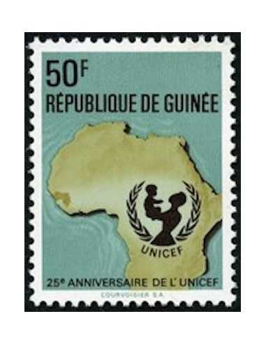 Timbre Poste GUINEE N° 0448 Obli philatelie foxtimbre