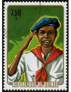 Timbre Poste GUINEE N° 0537 Obli philatelie foxtimbre