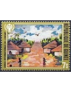 Timbre Poste GUINEE N° 0656 Obli philatelie foxtimbre