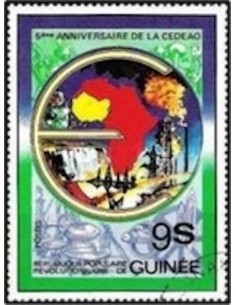 Timbre Poste GUINEE N° 0702 Obli philatelie foxtimbre
