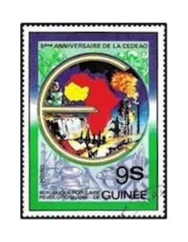 Timbre Poste GUINEE N° 0702 Obli philatelie foxtimbre