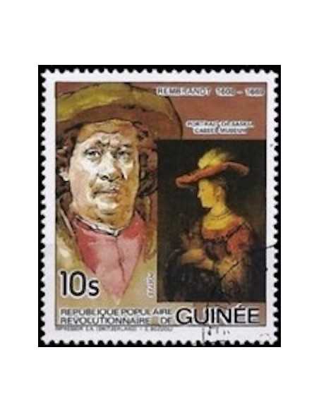 Timbre Poste GUINEE N° 0734 Obli philatelie foxtimbre
