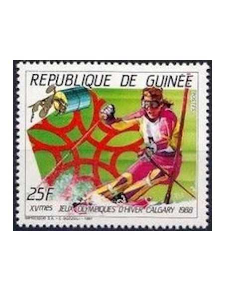 Timbre Poste GUINEE N° 0821 Obli philatelie foxtimbre