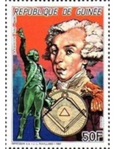 Timbre Poste GUINEE N° 0836 Obli philatelie foxtimbre